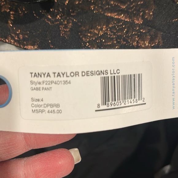 NWT GORGEOUS RARE FIND TANYA TAYLOR Embroidered suit-size 4- MSRP $1090 - Picture 4 of 5